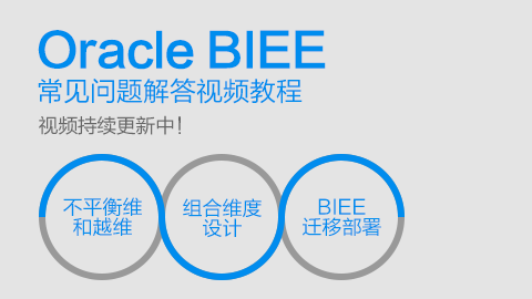 天善问答 Oracle BIEE 常见问题视频教程【连载中】